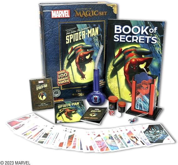 Marvel Spider-Man Magic Set - Over 100 Easy-to-Learn Superhero Tricks for Kids and Adults