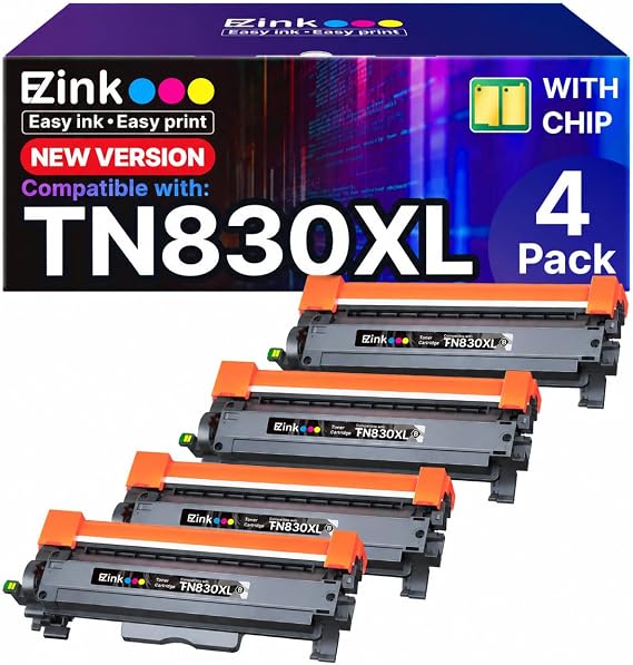 TN830XL TN830 Toner for Brother Printer DCP-L2640DW HL-L2460DW High Yield