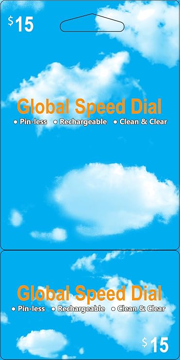 Prepaid Phone Card, Calling Card to Call International and Domestic, No Connection Fee, Pinless International and Domestic phonecard