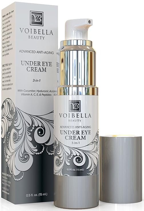 Under Eye Cream for Puffiness, Bags, Dark Circles & Dry Under Eyes