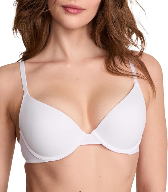 Victoria's Secret Women's Pink Wear Everywhere Push Up Bra, Bras for Women, VS White, 32DDD