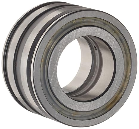 INA SL045007PP Cylindrical Roller Bearing, Double Row, Fixed, Normal Clearance, Open End, Double Sealed, Oil Hole, Metric, 35mm ID, 62mm OD, 36mm Width, 6500rpm Maximum Rotational Speed, 20200lbf Static Load Capacity, 14600lbf Dynamic Load Capacity