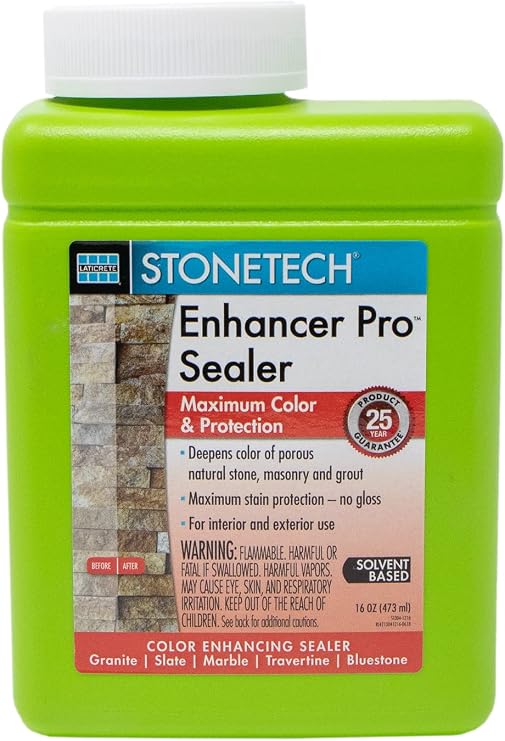 STONETECH Enhancer Pro Sealer, 1 Pint/16OZ (473ML) Bottle