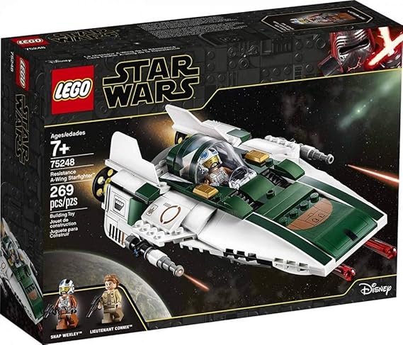 LEGO Star Wars: The Rise of Skywalker Resistance A Wing Starfighter 75248 Advanced Collectible Starship Model Building Kit (269 Pieces)