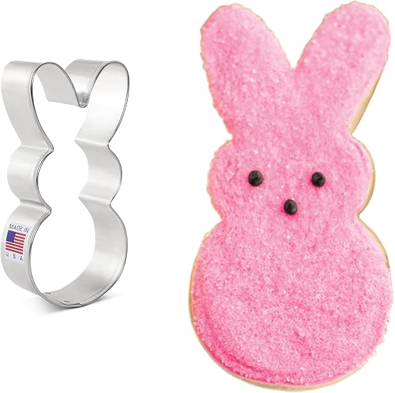 Ann Clark Easter Bunny Cookie Cutter, Large 4" Made in USA