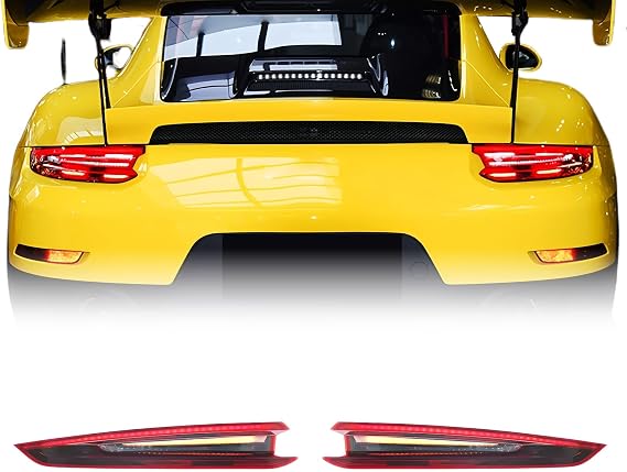 1 PAIR LED Tail Lights, Compatible With Porsche 911 2012-2015, Sequential Tail Lights Assembly