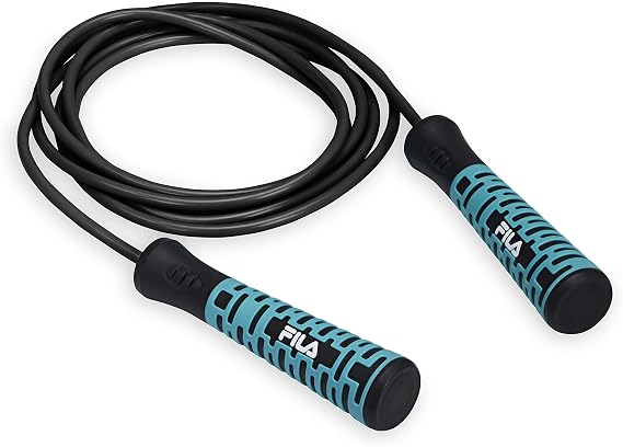 FILA Accessories Cardio Speed Jump Rope | 9FT | Vinyl Coated Adjustable Non-Kink Speed Rope