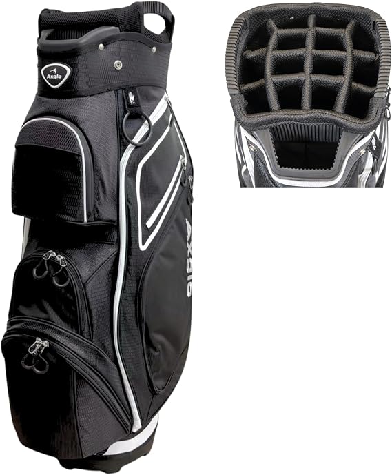 Golf Bag - Golf Bag - Golf Cart Bag - Lightweight- Easy to Carry- 14 Full Length dividers - Ample Storage -Golf Equipment