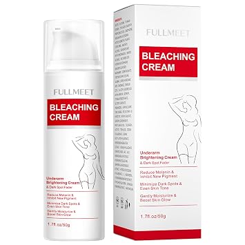 Skin Bleaching Cream for Intimate Areas & Body, Dark Spot Remover for Underarms, Knees, Elbows, Inner Thighs, Bikini Line - 1.7 Fl Oz