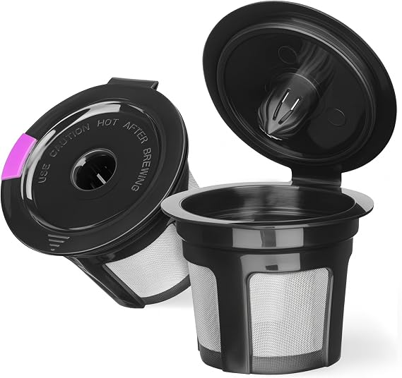 Fanativita Reusable K Cup Coffee Filters for Keurig, 2 Pack