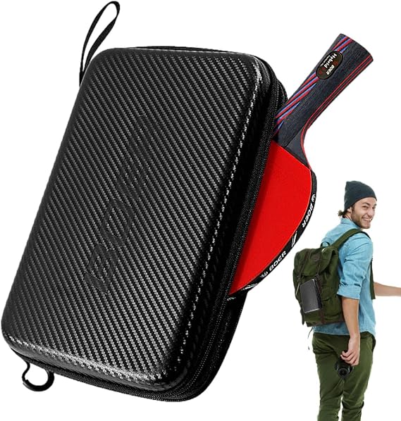 PingPongs Paddles Case -29x19.5x5cm Paddle Hard Case, Hard Shell Table Tennis Paddle Storage Bag For 2Paddles Multiple Balls, Anti Drop, Waterproof HardShell Table TennisCase For TableTennis Lovers