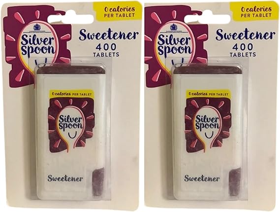 Silver Spoon Sweetness & Light Sweetener Tablet (400 per Pack) - Pack of 2