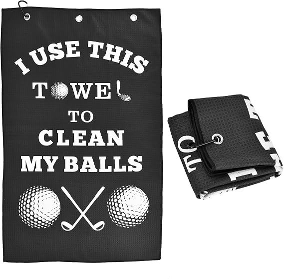 Golf Accessories Towel Gifts for Men Golfers, Stockig Stuffers for Adults