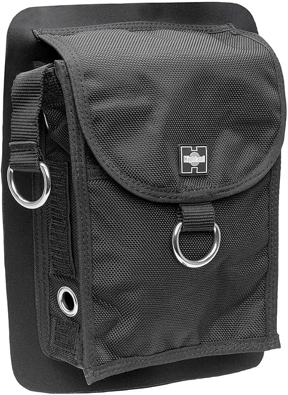 Highland Glue-On Thigh Pocket for Technical Scuba Divers Wetsuits and Drysuits