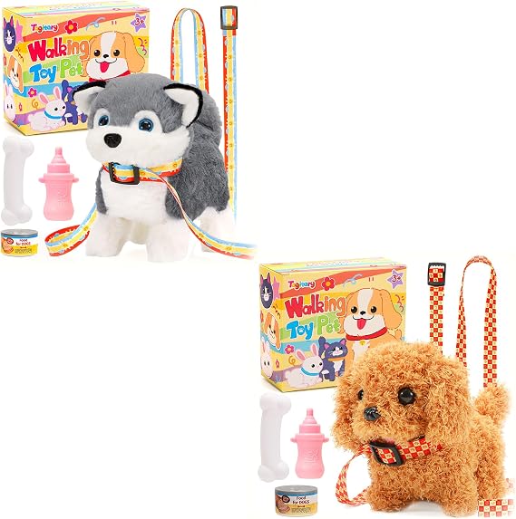 Tagitary Plush Dog Toys for Kids Toddlers