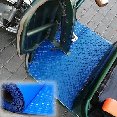 Garage Floor Mat Multi-Purpose Rubber Mat for Floor Anti Slip, Garage Floor Mats for Under Car, GasketBlue,1.6x3m 5.2 x 9.8ft