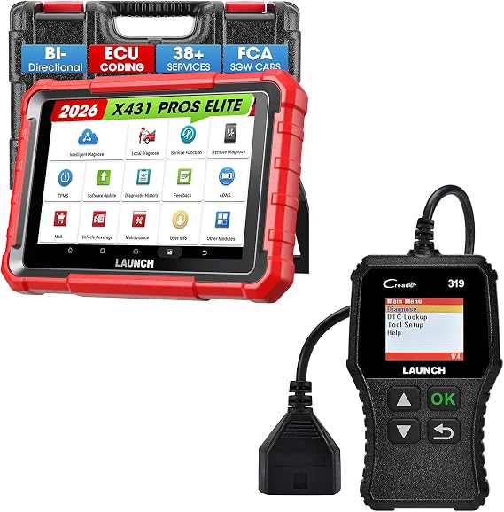 Launch X431 PROS Elite with CR319 Check Engine Code Reader