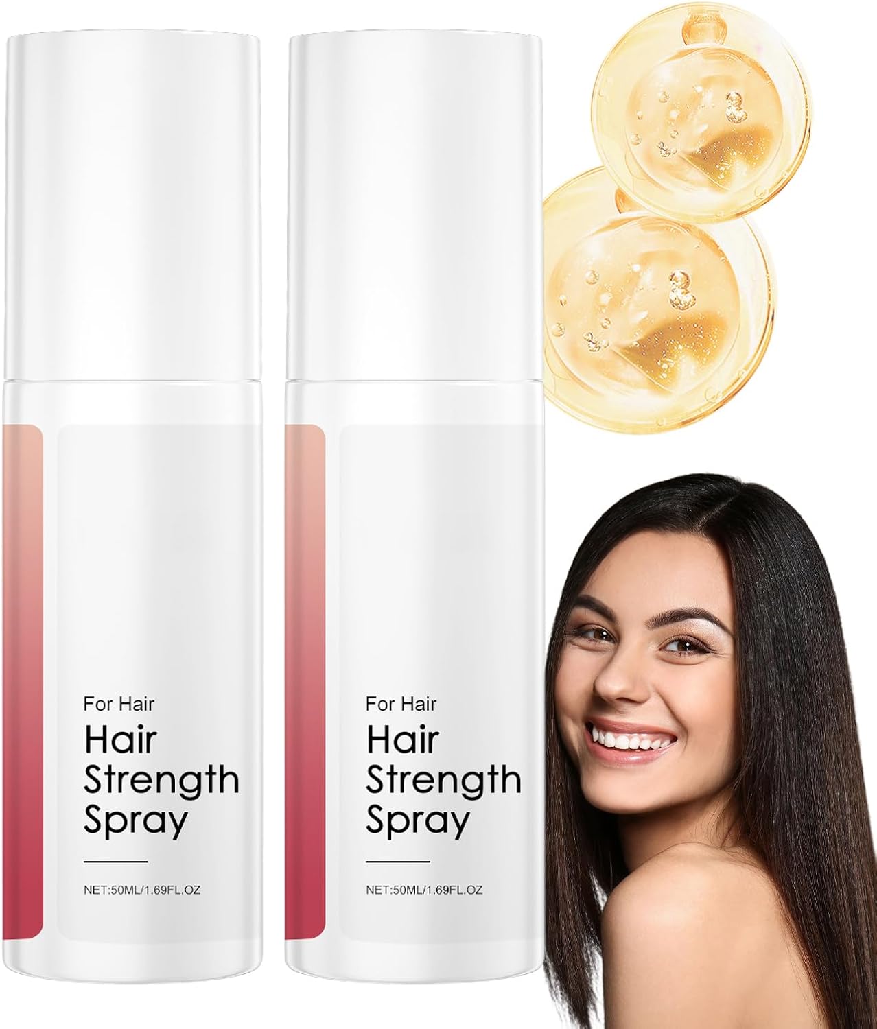 Hair Growth Oil Spray, 2Pcs Natural Hair Growth Oil with Rosemary &amp; Biotin,Dry Scalp Care, Moisturizing &amp; Nourishing Care, Suitable for All Types, Enhanced Fluffiness