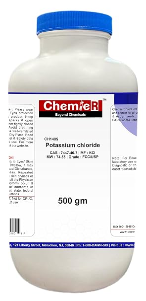 Potassium Chloride, 500g - ACS Grade