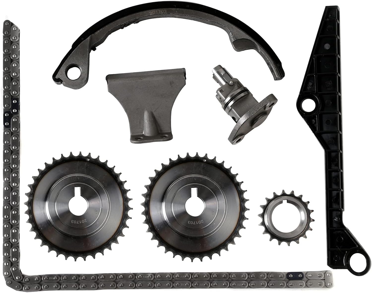 Timing Chain Kit fit 1991-2002 for Infiniti G20 2.0L, 1991-2002 for Nissan Sentra 2.0L, 1995-1998 for Nissan 200SX 2.0L, 1991-1993 for Nissan NX2000 2.0L