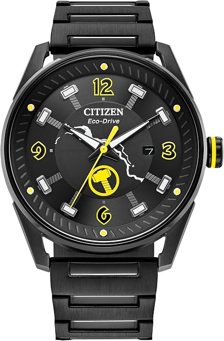 CITIZEN Men's Eco-Drive Thor 42mm Stainless Steel BM6987-50W
