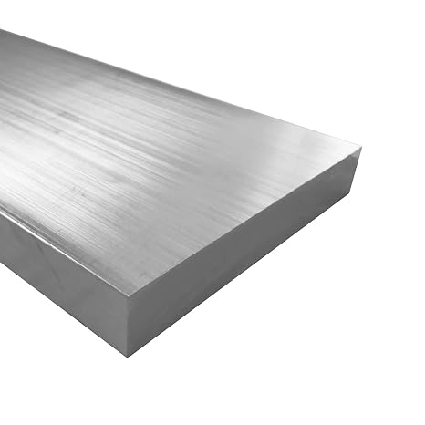 1" x 6" Aluminum Flat Bar, 6061 Plate, 1 Inch Length, T6511 Mill Stock