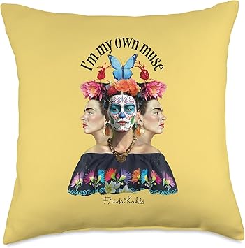 I am My Own Muse - Frida Kahlo Throw Pillow