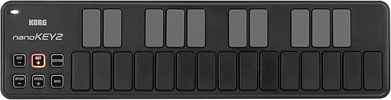 Korg, 25-Key Midi Controller (NANOKEY2BK),Black