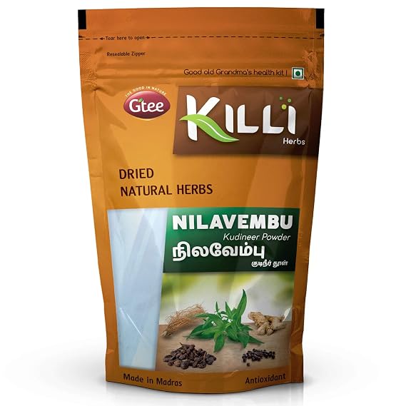 KILLI Nilavembu | Chirata | Kirayata | Andrographis paniculata | Kalmegh Powder, 100g