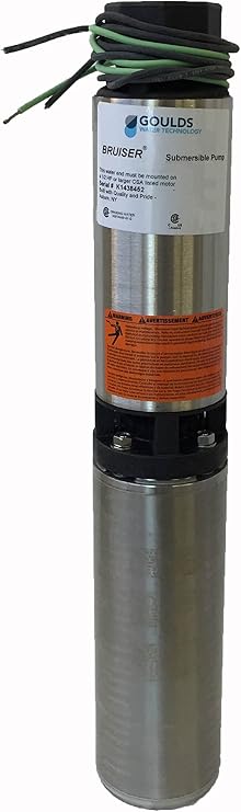 Goulds 18SB15422C 4" Submersible Water Well Pump, 18 GPM, 1-1/2 HP, 11 Stages, 2 Wire, 230 V Control Box is NOT REQUIRED Replaced by Goulds 18HS15422C