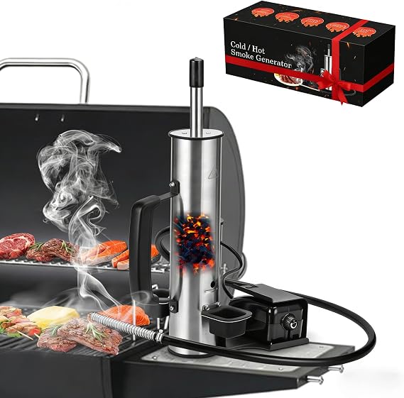 2026 Portable Electric Smoke Generator, Fits 99% Pellet Smokers & Grills
