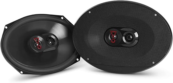 JBL Stage3 9637 3-Way Car Speaker Set by Harman Kardon - 375 Watt Car Boxes - Oval JBL Box Large 6 x 9 Inches (152 mm x 230 mm) Black