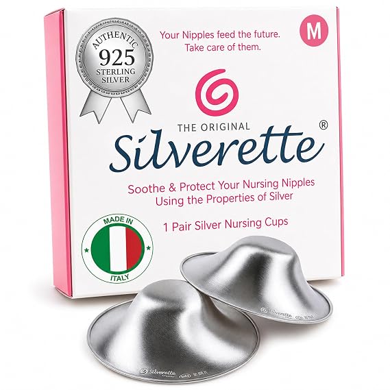 Silverette Nursing Cups, Postpartum Essentials, The Real Silverette, Medium