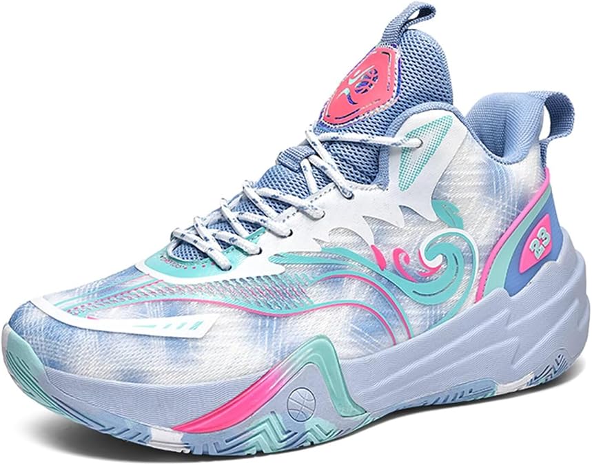 Men's Basketball Shoes for Women Breathable Non Slip Fashionable Comfortable Training Shoes Outdoor Sneakers