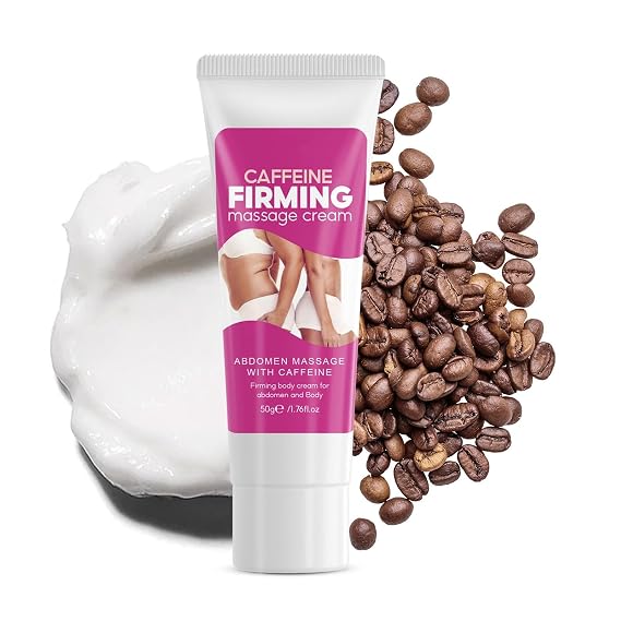 Caffeine Skin Tightening Cellulite Cream, Anti-Cellulite Remover Cream, Fat Burning Weight Loss Skin Firming Moisturizing Body Massage Lotion for Belly Bum & Legs Slimming
