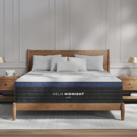Helix Midnight Luxe with GlacioTex Cooling Mattress, King
