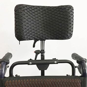 Wheelchair Headrest Adjustable Neck Support Pillow, Electric and Manual Wheelchairs Universal Pillow Cushion Easy to Install 16"-20"