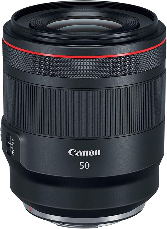 Canon RF50mm F 1.2L USM Standard Lens, Black