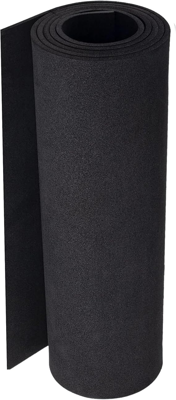 EVA Foam Roll 5mm (Black) - 35cm x 150cm x 5mm Foam Roll for Foam for Cosplay and Crafts - High Density Foam, Versatile Black Foam - DIY Projects, Foam Padding - Foam Mats for Floor - EVA Foam Cosplay