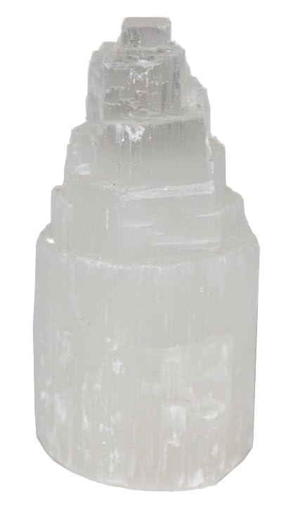 Selenite Skyscraper (1pc) - ~ 4 Inch Tall