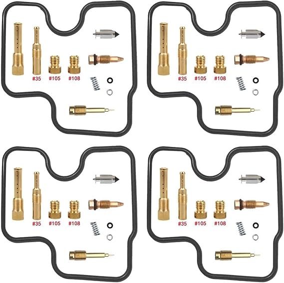 Motorcycle Carburetor Rebuild Repair Kit For CBR400RR NC29 CBR400 RR Carb Carburettor Float VACUUM Parts Carburetor Repair Kit(Color 4)