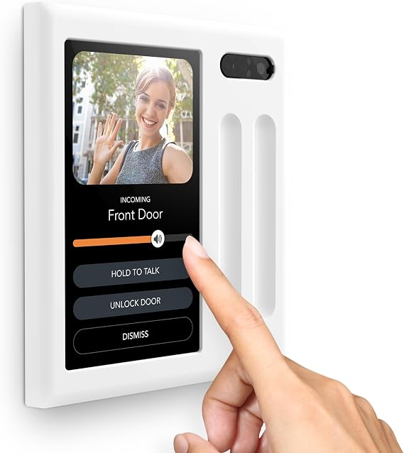 Brilliant Smart Home Control (2-Switch Panel) Alexa Built-In & Compatible with Ring, Sonos, Hue, Google Nest, Wemo, SmartThings, Apple HomeKit In-Wall Touchscreen Control for Lights, Music, More