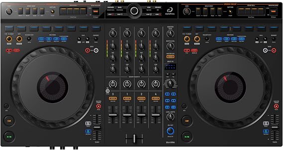 AlphaTheta DDJ-GRV6 4-Channel DJ Controller, Groove Circuit, Black