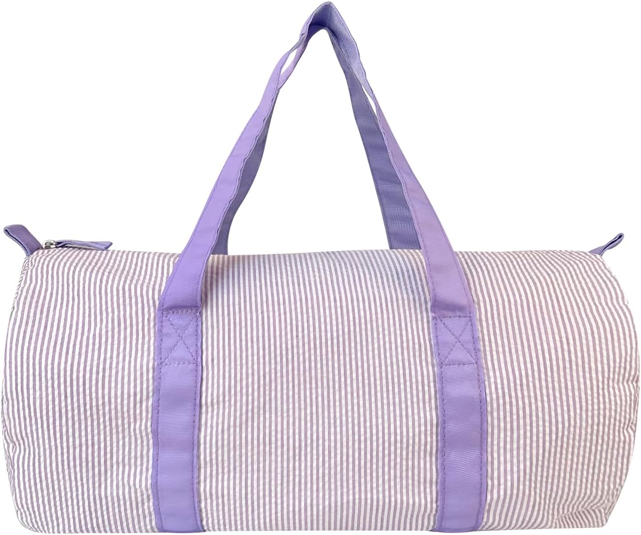 Seersucker Kids Toddler Light Weight Roomy Overnight Weekend Travel Duffel Bag Purple
