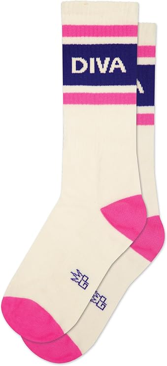 Gumball Poodle Novelty Gift Socks for Men, Women and Teens, Unisex Gym Crew Socks (Made in the USA)