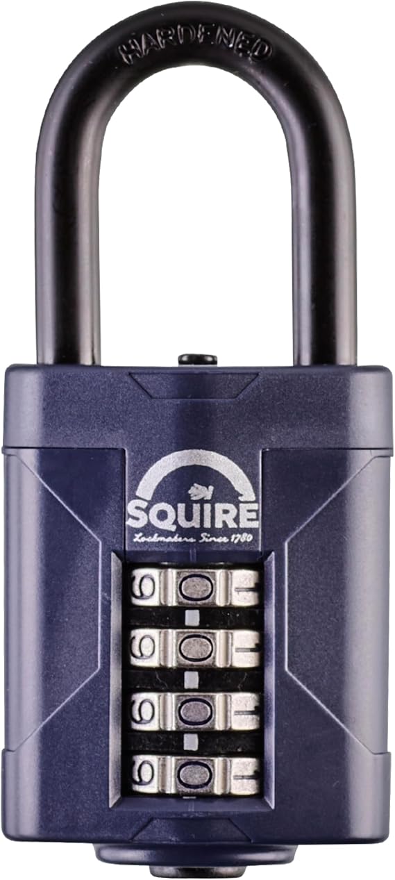 Squire CP50 1 1/2-Inch Long Shackle Comb Padlock