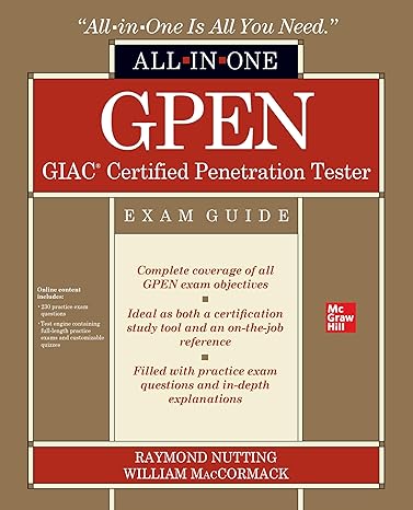 GPEN GIAC Certified Penetration Tester All-in-One Exam Guide