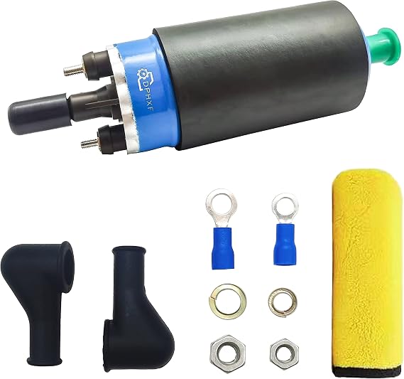 Masday 12V Gasoline Inline High Pressure Fuel Pump ,200LPH High Flow 125PSI,16.4 Feet of Super Suction Power,Universal Replacement 0580464070.
