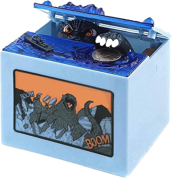 Monster Stealing Piggy Bank, Electronic Cash Box Money Bank