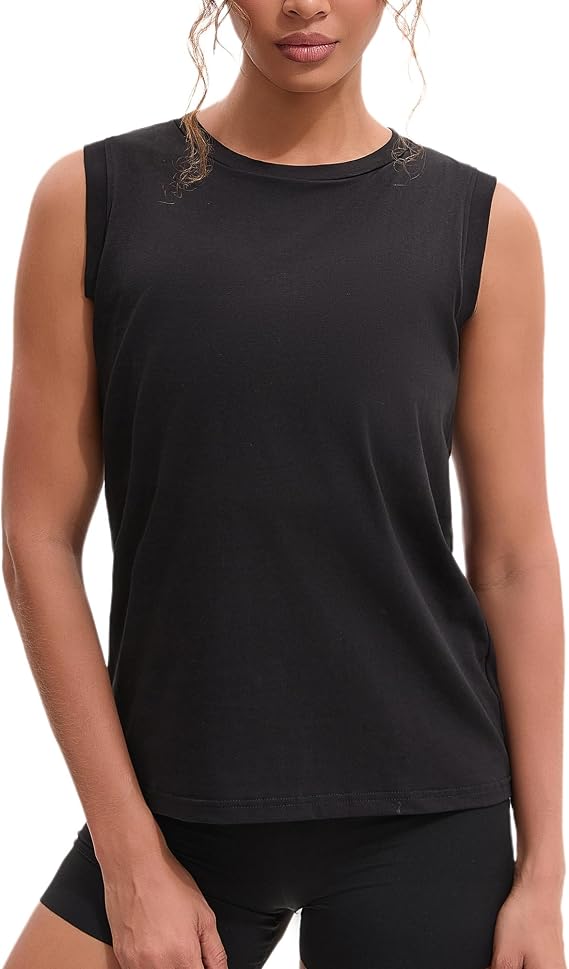 Women Tomboy Transgender FTM Built-in Elastic Band Long Chest Binder Swim Tank Top